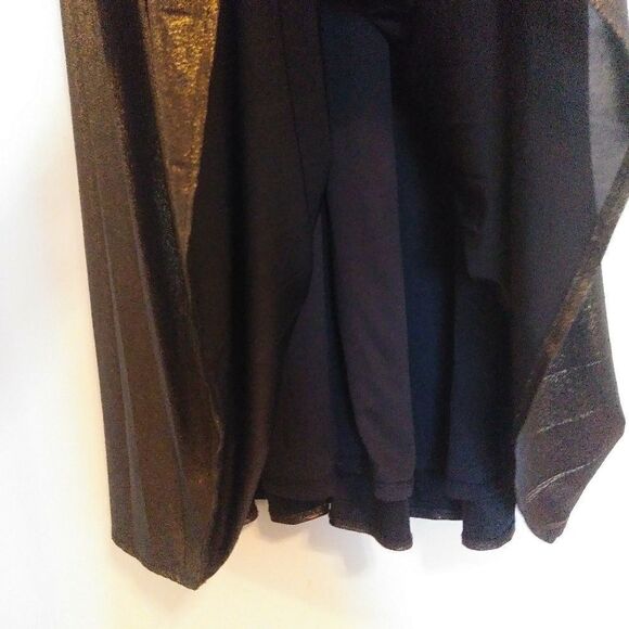 Donna Morgan Gold/Bronze Metallic Sleeveless Formal Maxi Dress - Picture 5 of 7